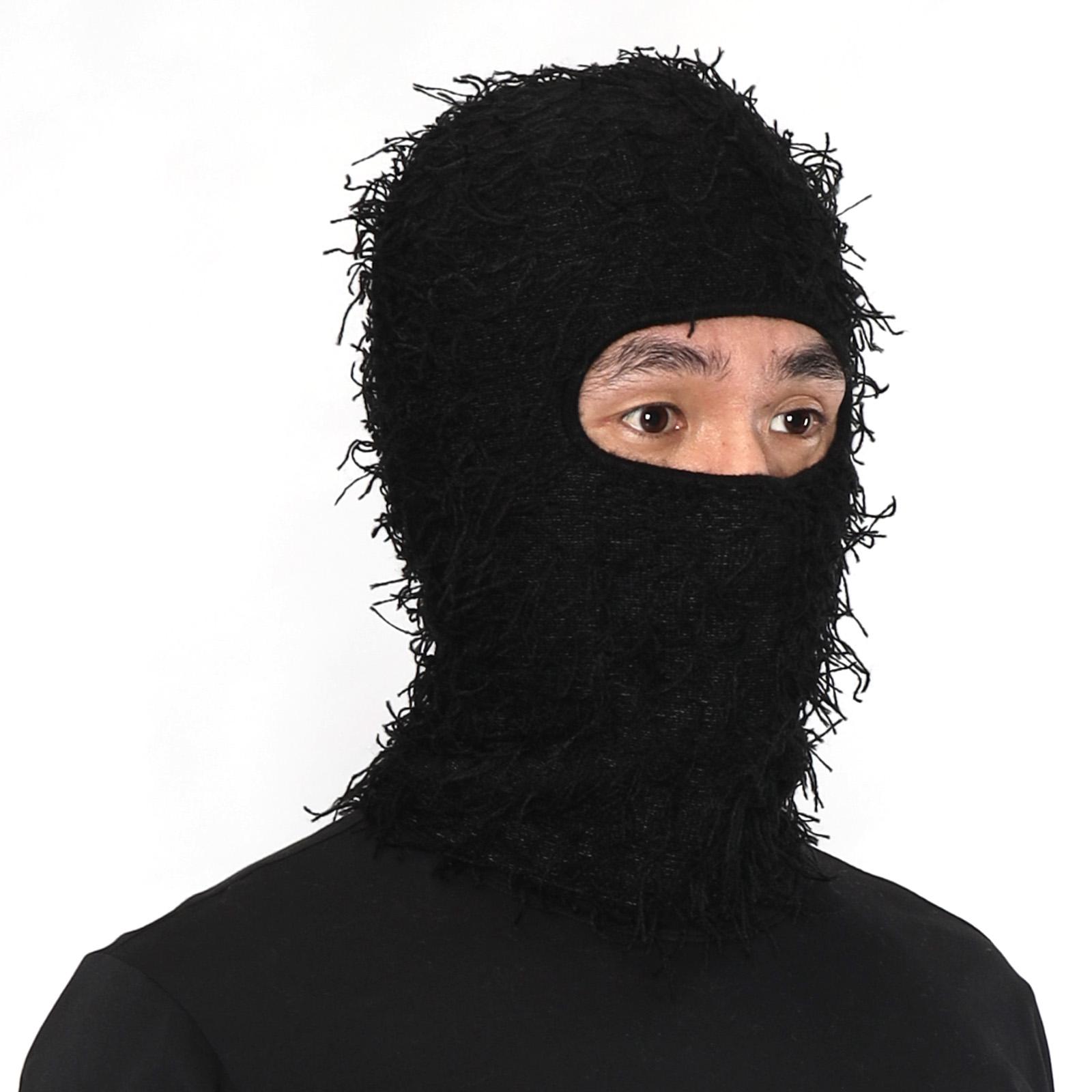 Balaclava Face Mask for Men and Women One Size Distressed Full Face Knitted Ski Mask,Windproof Cool Snowboarding Motorcycle UV Protection Hat Balaclava Face Mask for Men and Women One Size Distressed Full Face Knitted Ski Mask,Windproof Cool Snowboarding Motorcycle UV Protection Hat