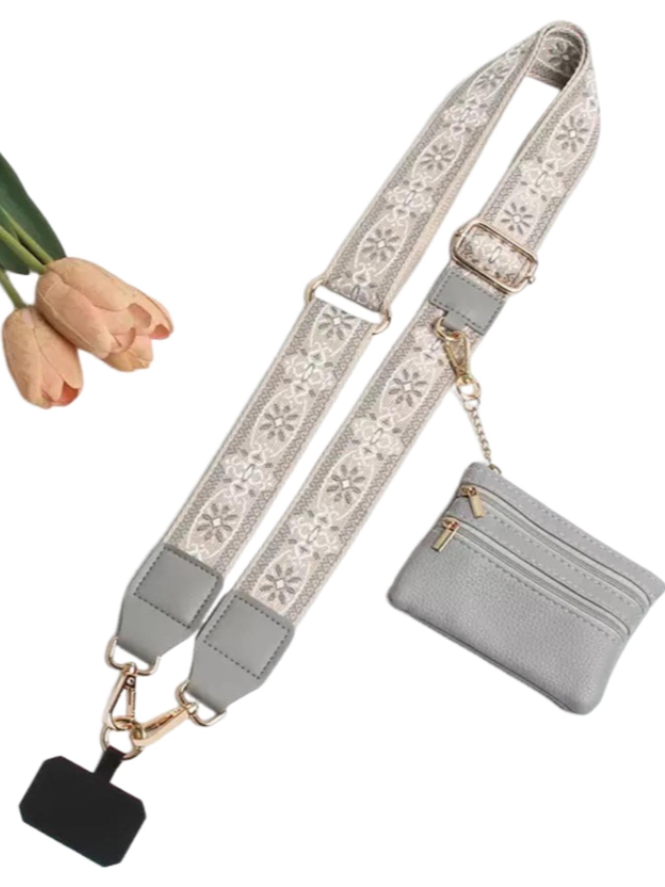 Retro ethnic pattern, adjustable, can be used as mobile phone straps, bag straps, crossbody model mobile phone straps with wallet, bag straps, zipper bags, crossbody straps with wallets, Mother's Day gifts, birthday gifts, Versatile Strap