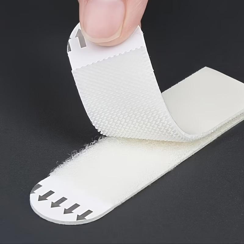 120pcs Strong Nylon Frame Hanging Strips, No-Drill Magic Tape, Reusable Hooks, High-Strength Adhesive, Easy Peel & Stick, Art Lover