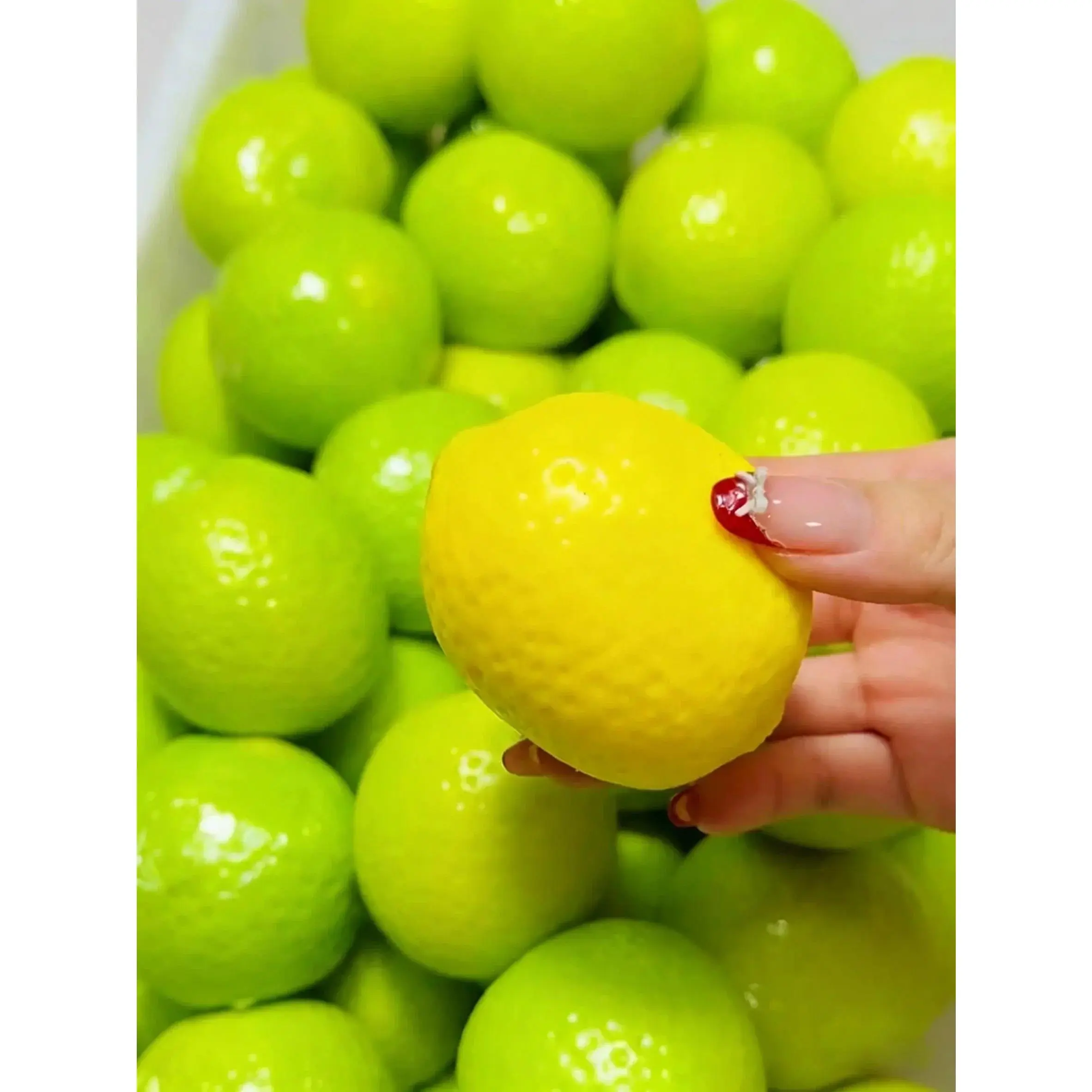 New Hand-made Lemon-shaped Stress-resistant Balls, Extrusion Toys, Color-changing Lemons, ASMR Sensory Balls, Stress-resistant