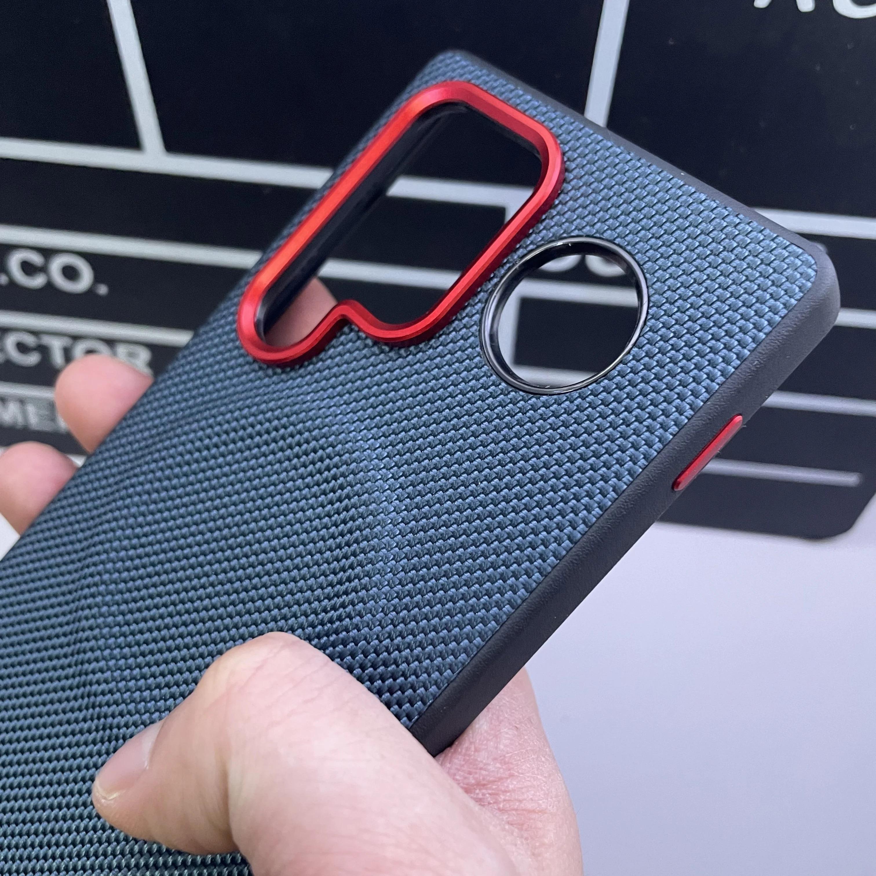 Magnetic Case For ZTE nubia RedMagic 11 Air Case Weave PU Leather Magnet Back Cover