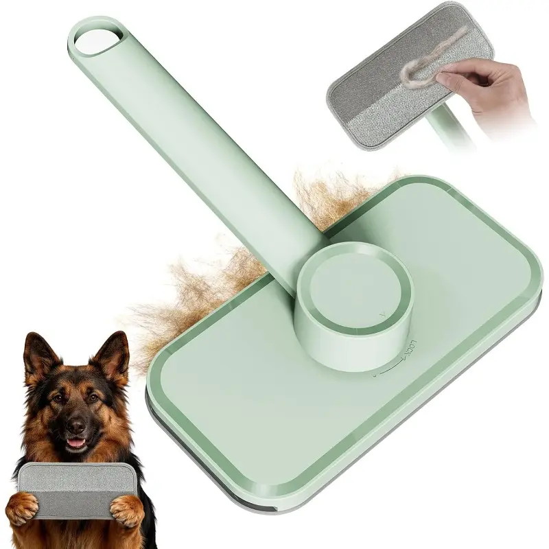 3pcs Reusable Pet Hair Remover, Multi-Fabric Lint Brush for Cat & Dog Hair on Clothes, Sofas, Upholstery and Car Seats
