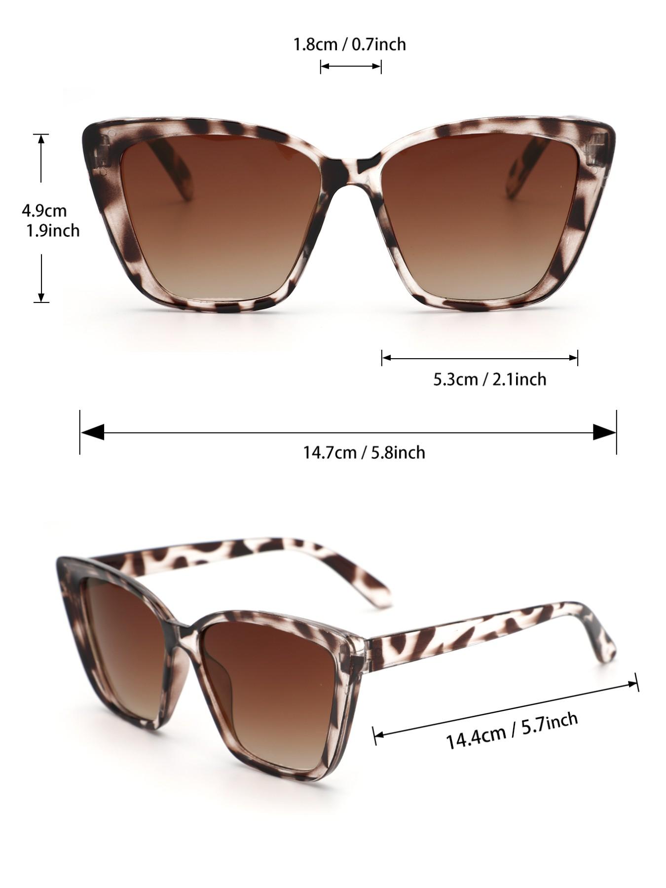 10 Pairs Classic Women's Large Frame Sunglasses, Retro Style, Perfect for Music Festivals and Parties, Fashionable Accessory