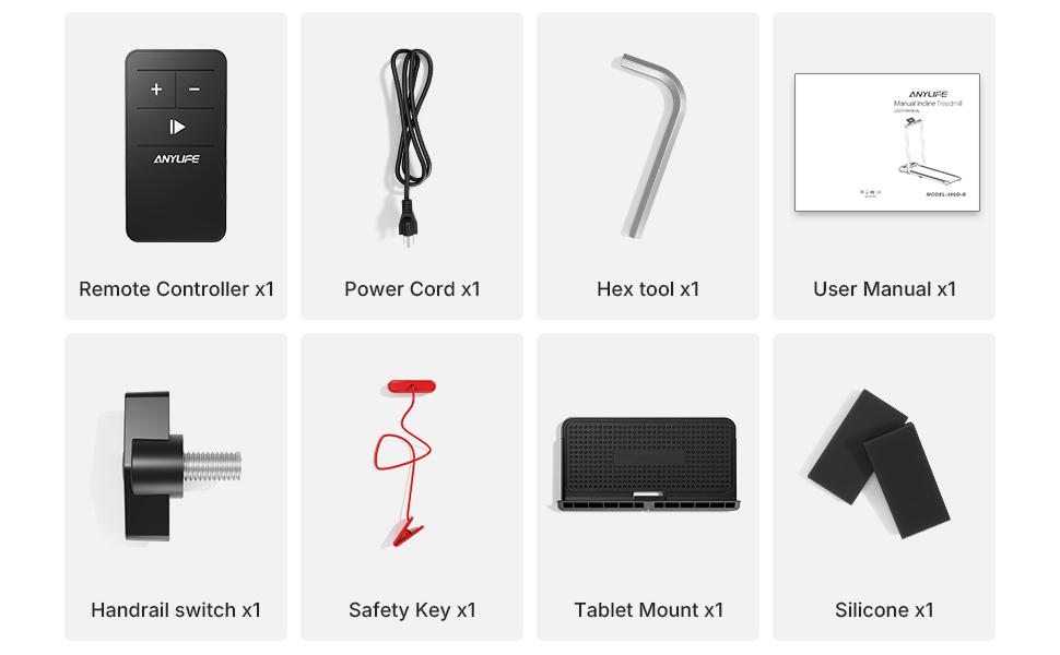 【BeachBodyReady】Anylife Treadmills Home with Foldable Handle Bar with Safety Clip, Flat/Incline Under Desk Treadmill, Brushless Motor, Walking Pad, Exercise Equipment with Remote Control, 330 lbs Capacity, with LED Display, D2, Easter Gift 【BeachBodyReady】Anylife Treadmills Home with Foldable Handle Bar with Safety Clip, Flat/Incline Under Desk Treadmill, Brushless Motor, Walking Pad, Exercise Equipment with Remote Control, 330 lbs Capacity, with LED Display, D2, Easter Gift