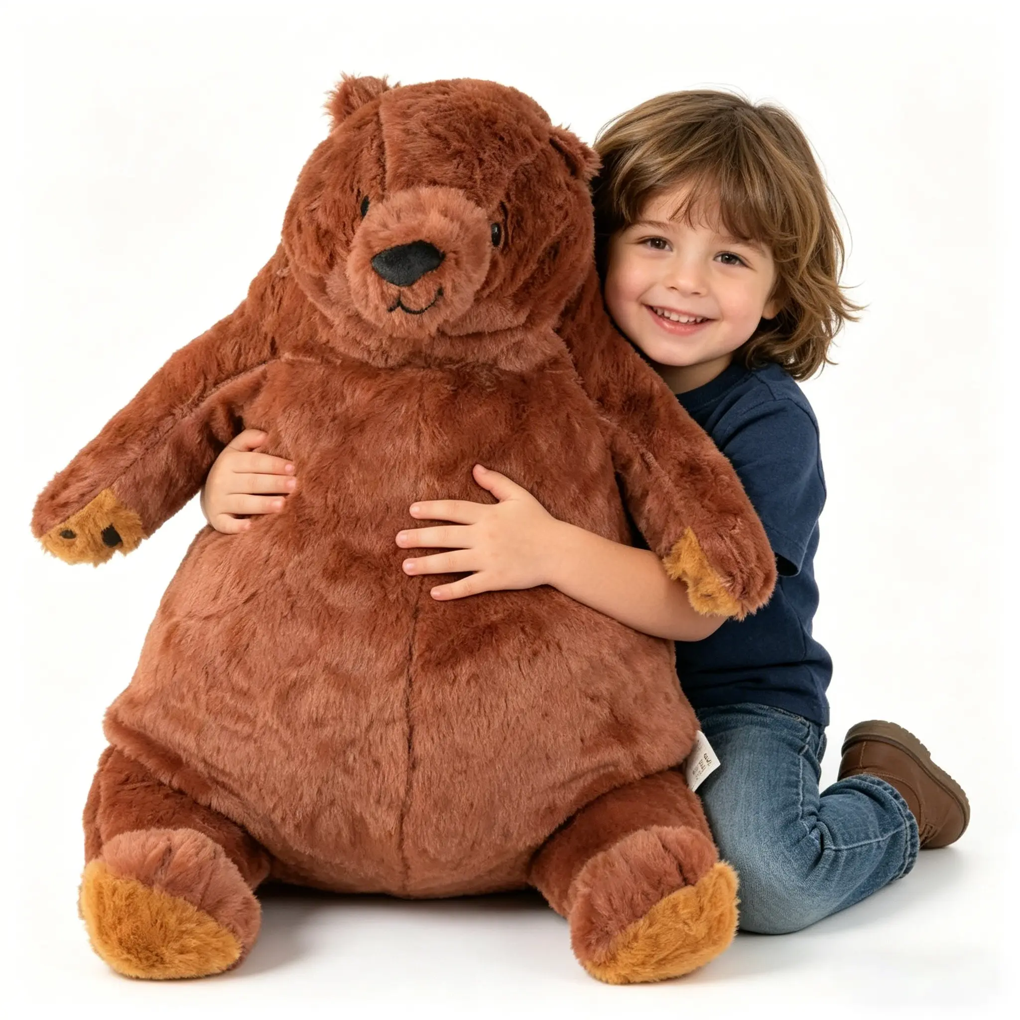 Djungelskog，Djungelskog Bear 39.3 Inch, Soft and Giant Bear, Huggable and Cuddly Plush Toy, Ideal Gift for Kids, Boys, Girls, and Girlfriends