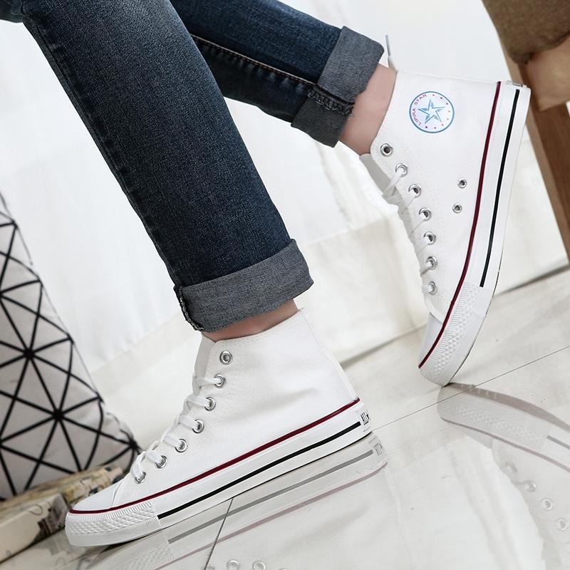 Unisex High Top Canvas Shoes, Classic Design, Versatile All-Season Footwear, Suitable for Various Occasions, Comfortable and Stylish