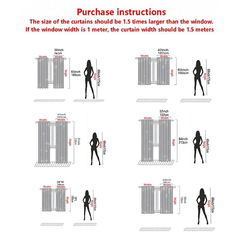 2 pieces of Gothic skull and greenish-blue rose printed curtains, made of polyester with semi-transparent texture, machine washable, suitable for bedrooms, living rooms and home decoration curtains.