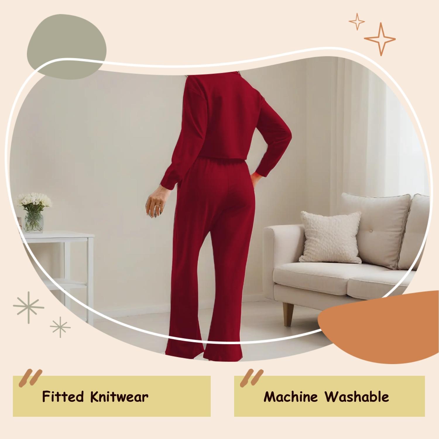 Women's Solid Color Casual Two-Piece Set, Pants Suit, Sports Two-Piece, Elegant Long Sleeve, Valentine's Day, Valentine's Day gifts,