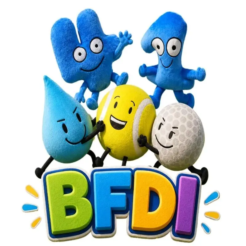 Battle For Dream Island Plush Toy Cute Cartoon Anime Plush Doll Soft Stuffed Plushie Kids Birthday Gift Collectible Room Decor