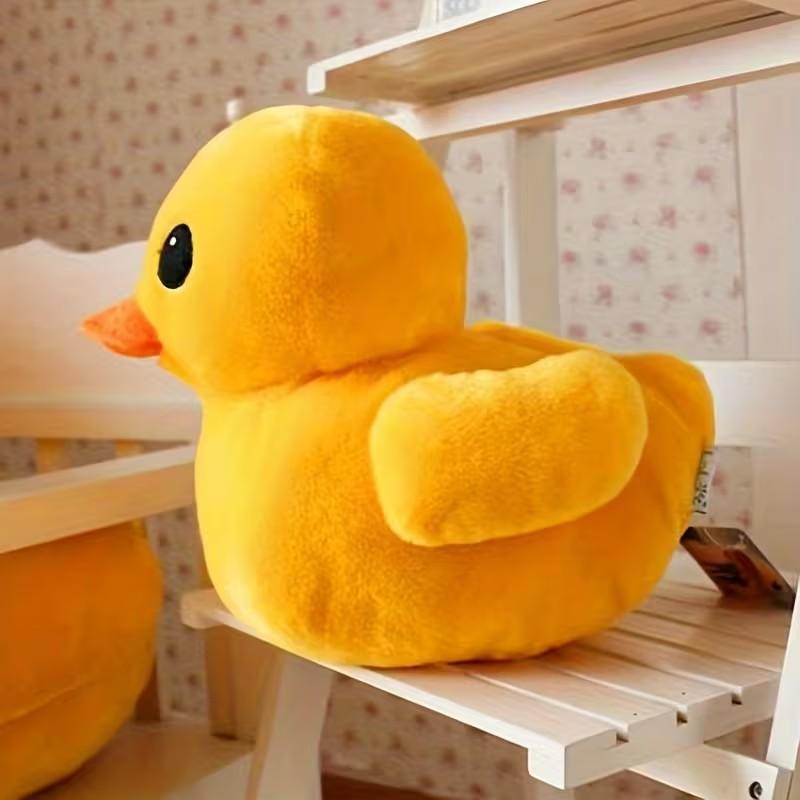 New Large Duck Plush Pillow Stuffed Animal Toy, Soft Texture, Beautiful Color, Cozy Cushion, Bedroom Living Room Sofa Decor (24cm*21cm*19)