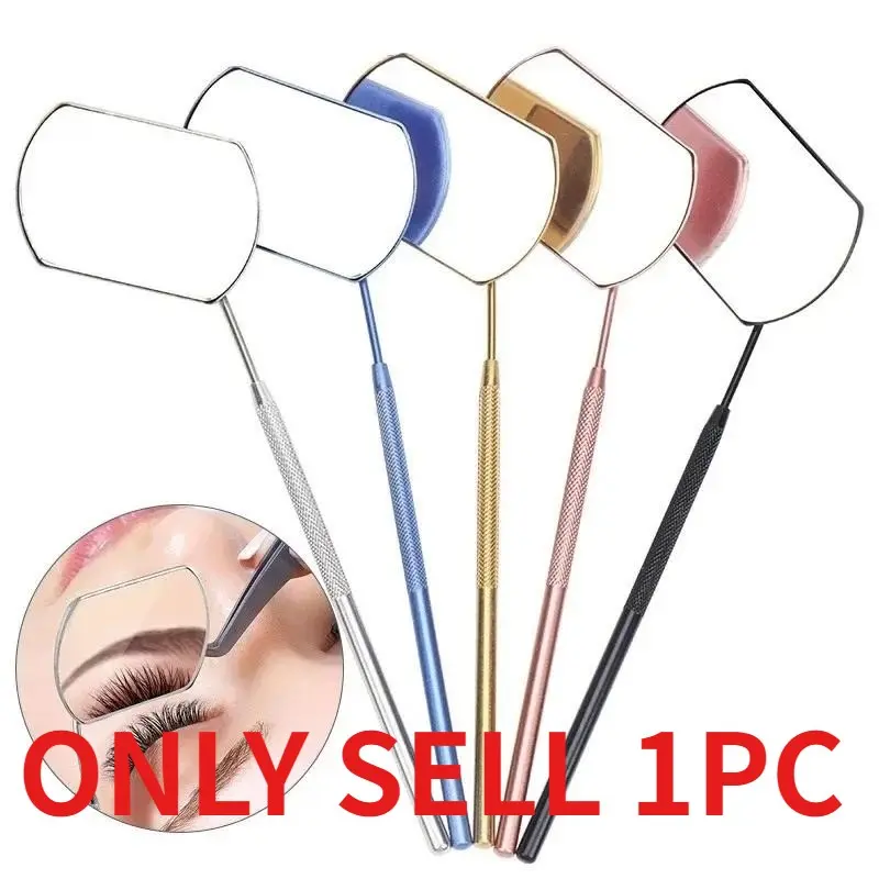 Eyelash Extension Mirror Long Handle Beauty Tool, False Eyelashes Extender Makeup Mirror Supplier, High-Quality Cosmetic Accessory, Mirror Handheld, Handheld Mirror With Handle