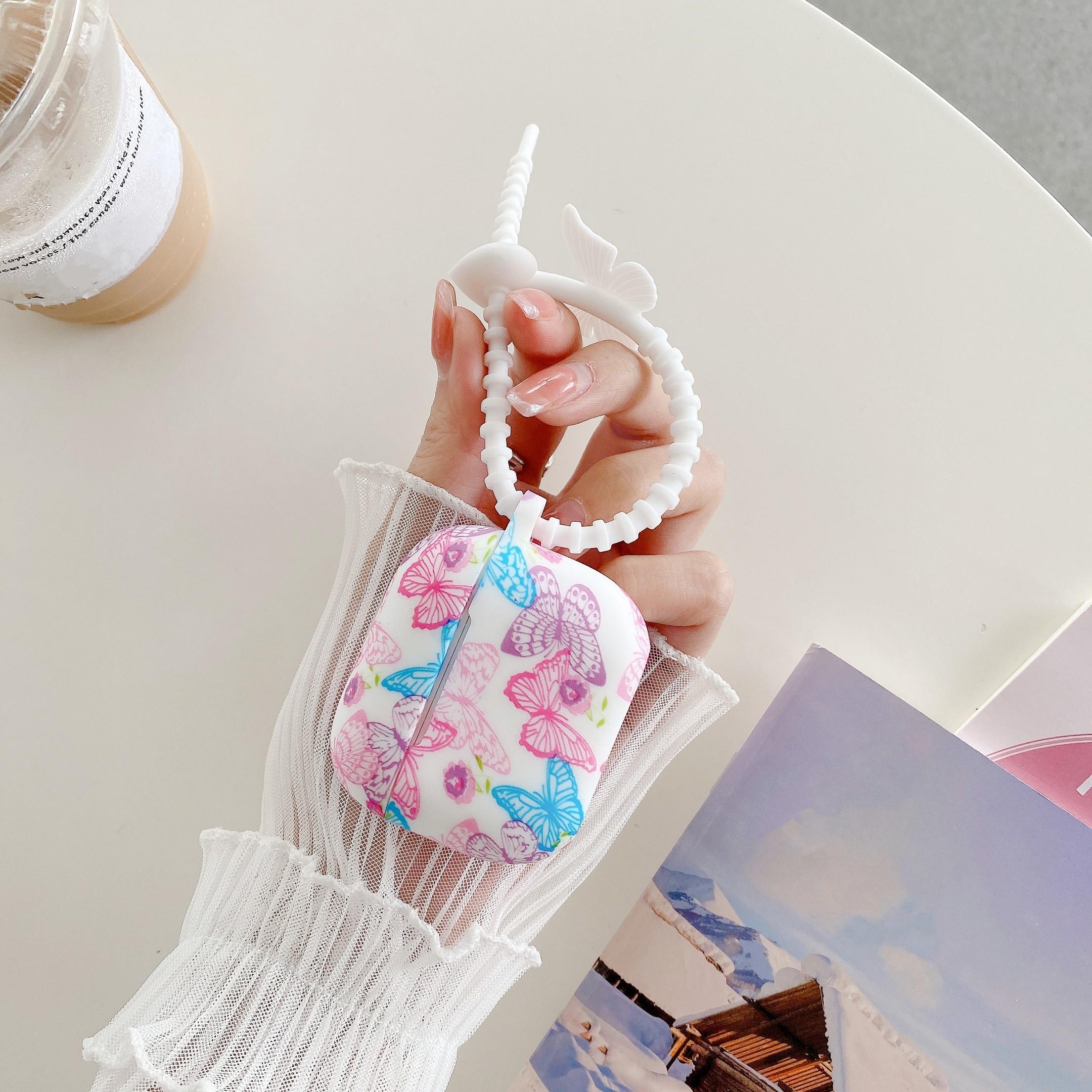 Irregular Butterfly Flowers for Apple Airpods Pro 2 Earphone Case Protector Silicone Wireless Earphone for Airpods 1 2 3 Cases