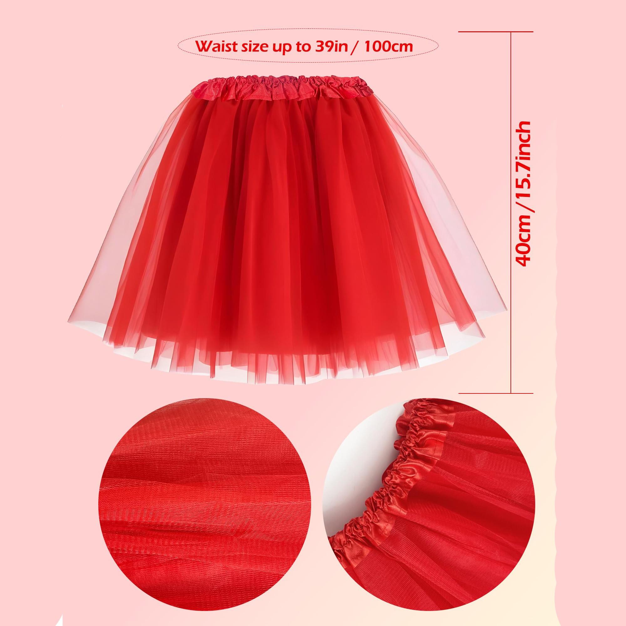 6-Piece Party Set, Ballet Dress, Accessories, Heart Sunglasses, Beaded Necklace, Wedding, Birthday, Cosplay Party