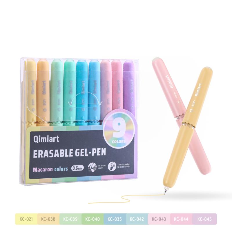 Erasable Gel Pens, 9/45 Colors Rotary Retractable Fine Point Erasable Pens,Vibrant Color Selection,Cute Eggshell Design,Erasable Ink,Make Mistakes Disappear for Drawing Writing Planner and Crossword Puzzles