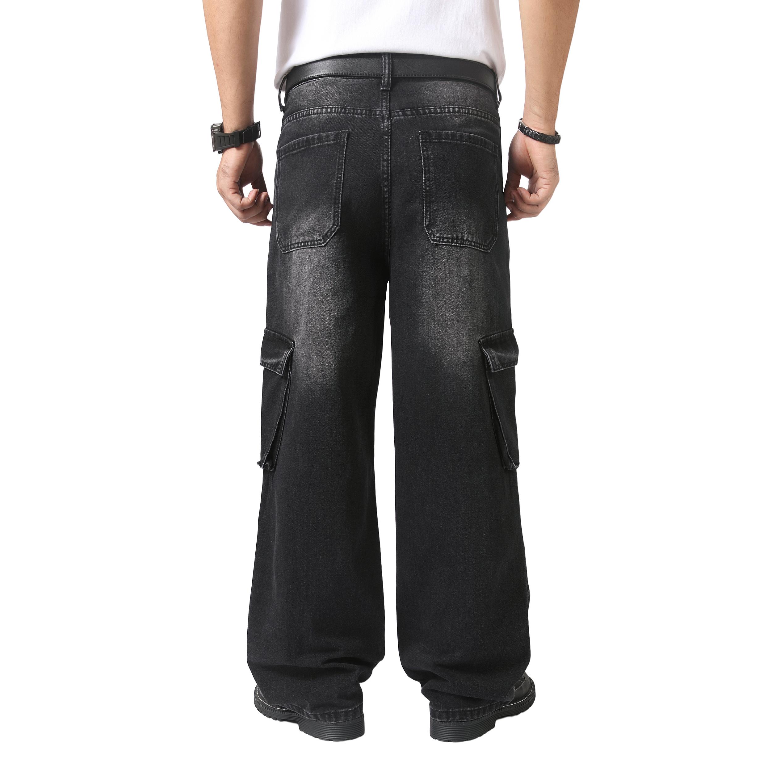 JUNBAOSS Men's Baggy Hip Hop Jeans Y2K Casual Vintage Wide Leg Skater Denim Pants Loose Fit Long Trousers 2000s Streetwear Mens Irregular Sutures Skateboard Steampunk Baggy Jeans Plain Pants Pockets JUNBAOSS Men's Baggy Hip Hop Jeans Y2K Casual Vintage Wide Leg Skater Denim Pants Loose Fit Long Trousers 2000s Streetwear Mens Irregular Sutures Skateboard Steampunk Baggy Jeans Plain Pants Pockets