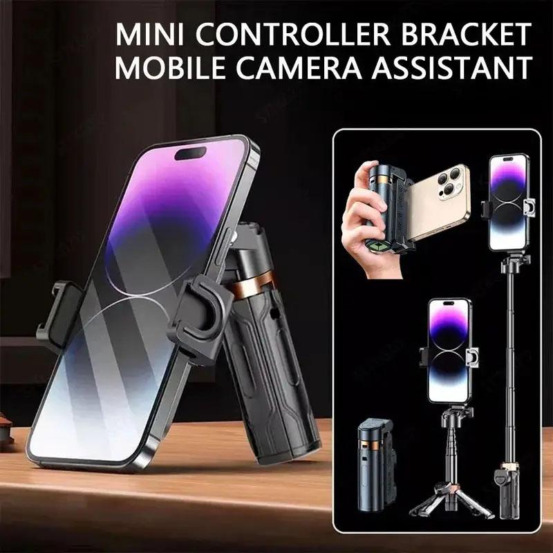 Mini Selfie Stick Travel Portable Tripod Stand, Four-Legged Phone Holder for Photography, Ideal for Travel & Daily Use