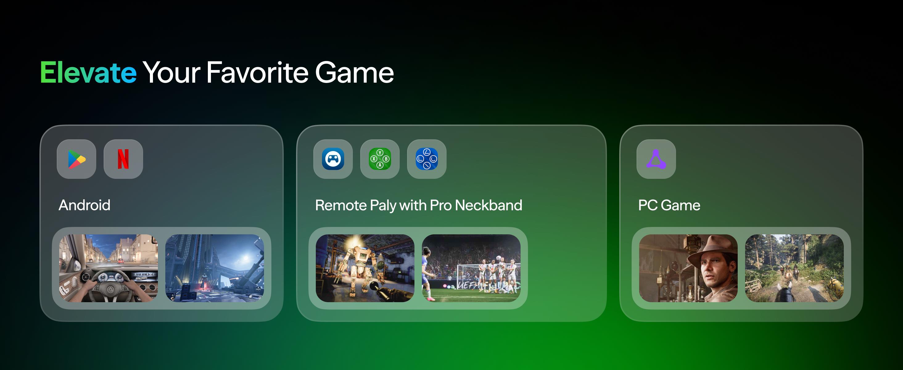 VITURE × 8BitDo Ultimate 2C 3-Mode Wireless Gaming Controller for Neckband, Android & Windows | Xbox Layout | Hall Effect Joysticks | Linear Triggers | L4/R4 Mapping | Wired, Bluetooth & 2.4G