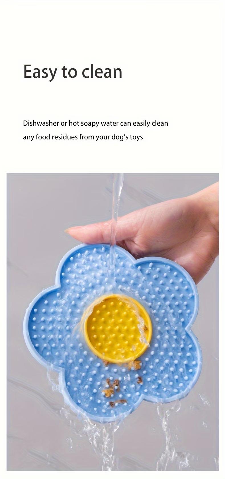 Lick Mat for Dogs & Cats - Slow Feeder with Non-Slip Suction Cups, Anxiety Relief, Dental Health Enhancer, Ideal for Grooming & Bath Time