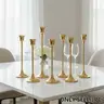 Candle Holder Set, 6-Piece Modern Minimalist Candlestick Stand Set, Candle Holders for Table Centerpieces, Candle Stands, Decorative Items for Home, Dining Room & Wedding, Interior Decor Accessories #GLOBAL PICKS