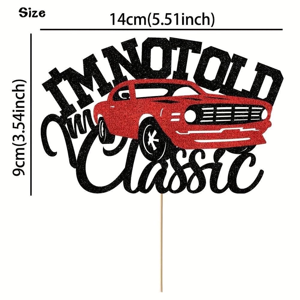1 car-themed cake decoration topper