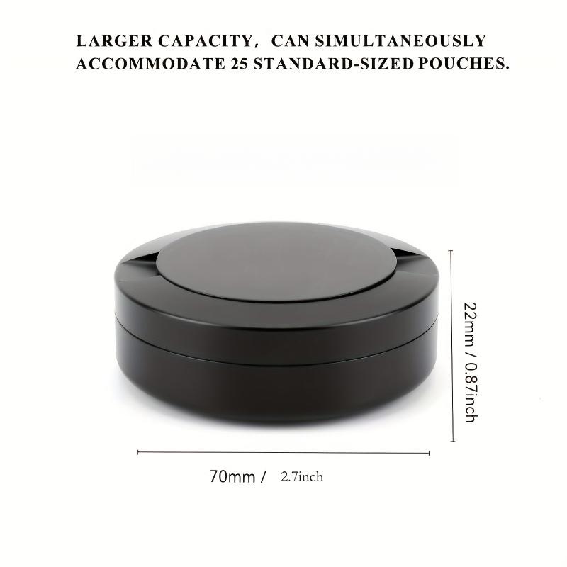 Snus Can for Zyn, Aluminum 3 Layers Metal Tin Container, Durable Pouch Storage Solution, Ideal for Secure Packaging Needs, Snus Containers