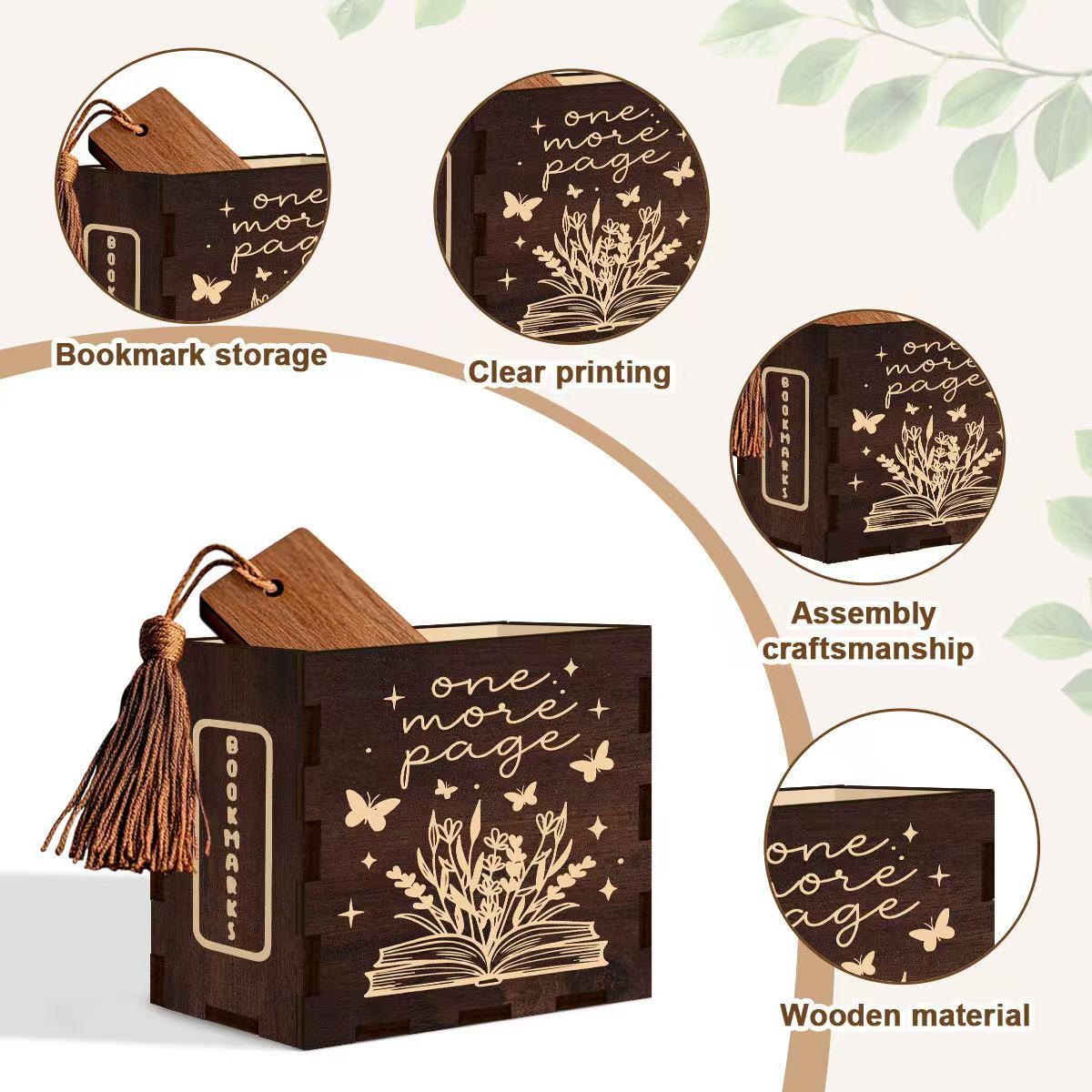 Square Bookmark Clip, Book Lover Gift, Office Supplies, Desk Accessories, End-Of-Year Present, Ideal for Librarians, Teachers, Women