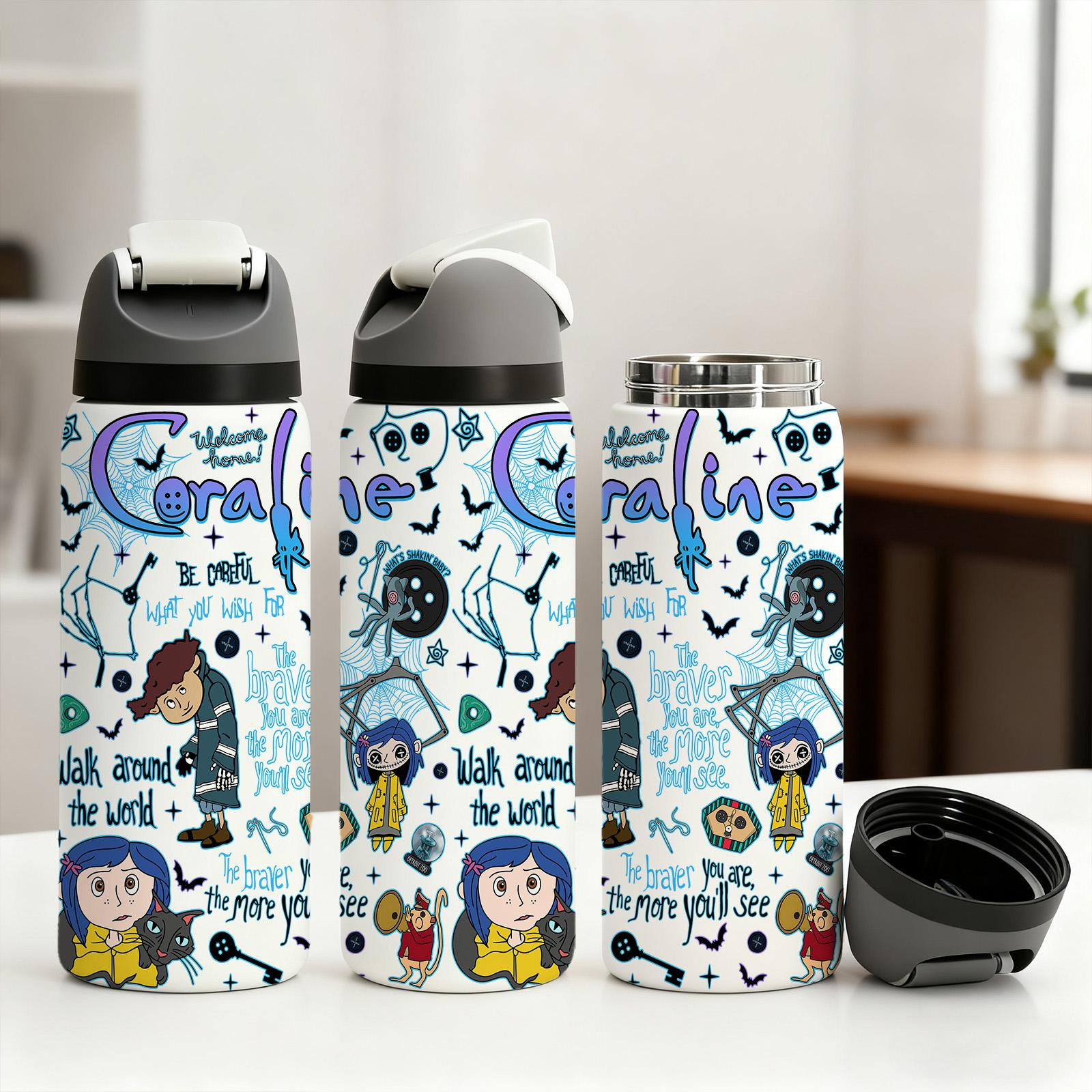 1 Pc 19/32oz insulated mug tumbler, Leakproof Insulated Tumbler, double wall leak-proof vacuum cup for hot cold drinks, thermal mug keeping warm 12 hour/ cold 24 h, graphic style, ideal gift for women men, perfect for travel office home