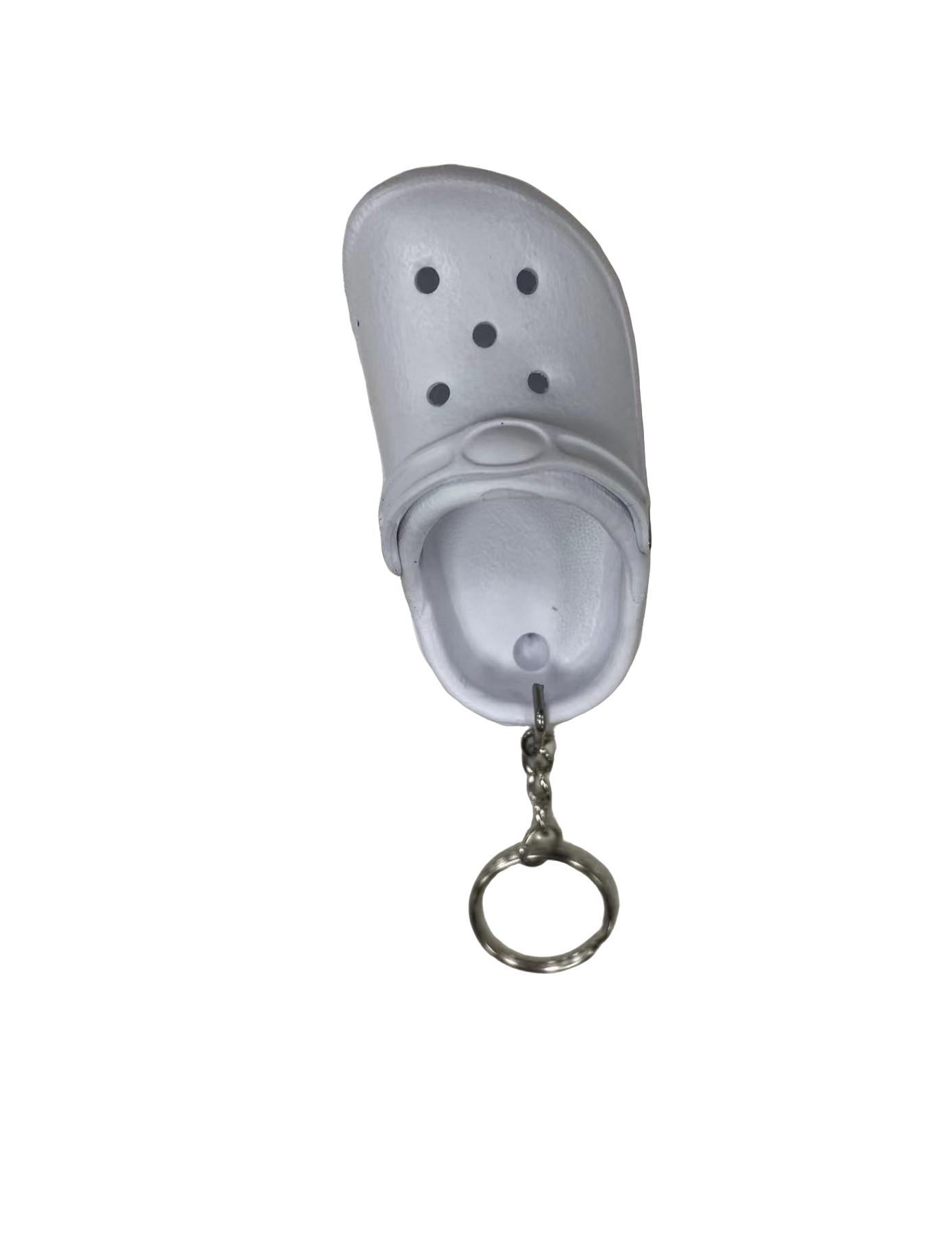 Mini Cute Plastic Sandal Keychain, Fashionable Replica Sandal Key Holder, Daily Outing Wallet Phone Backpack Decorative Pendant