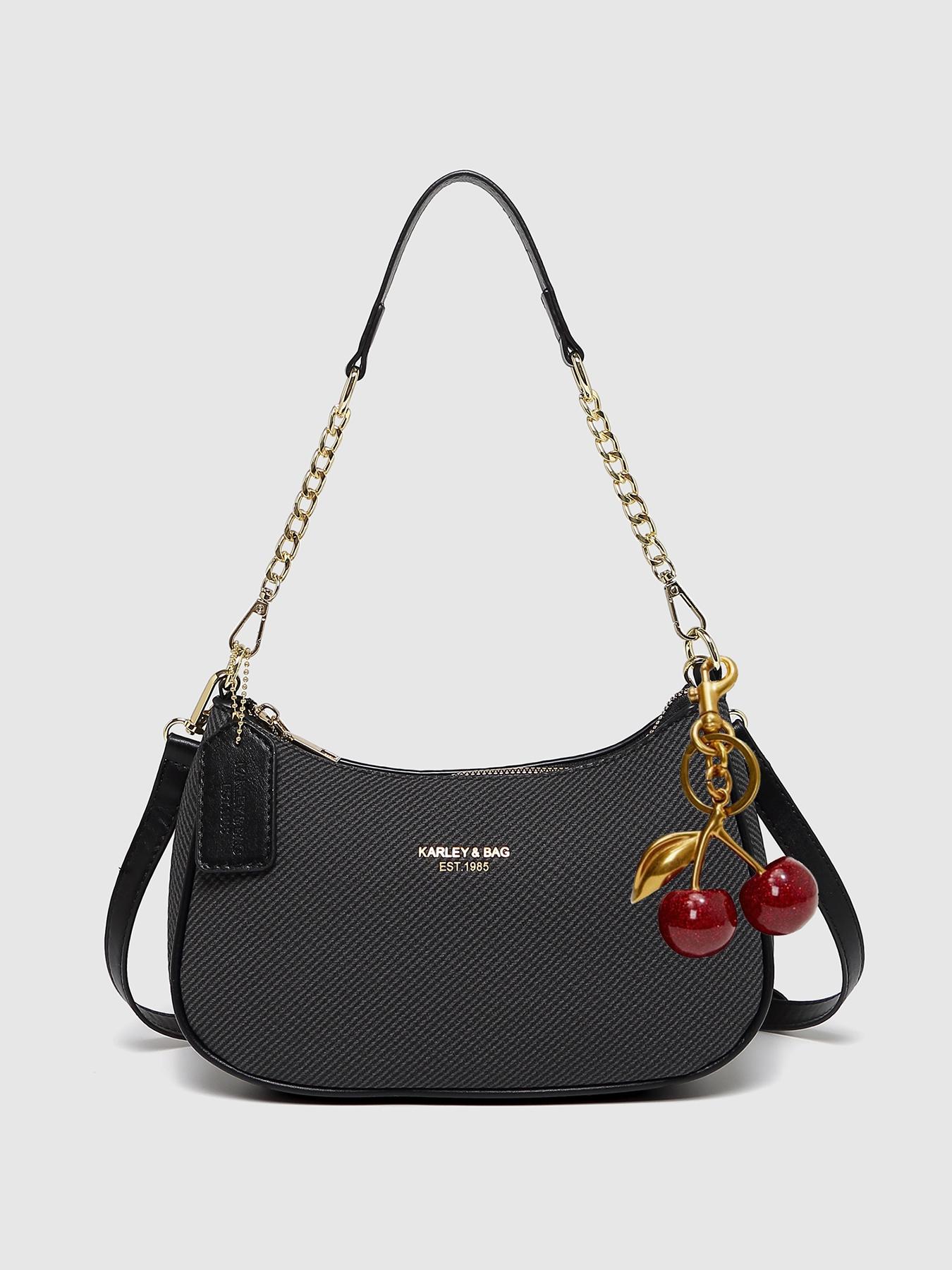 Women's Solid Color PU Leather Classic Shoulder Bag, Adjustable Strap Office Crossbody Bag, Fashionable Durable Design for Daily Use, Pu Tote Satchel