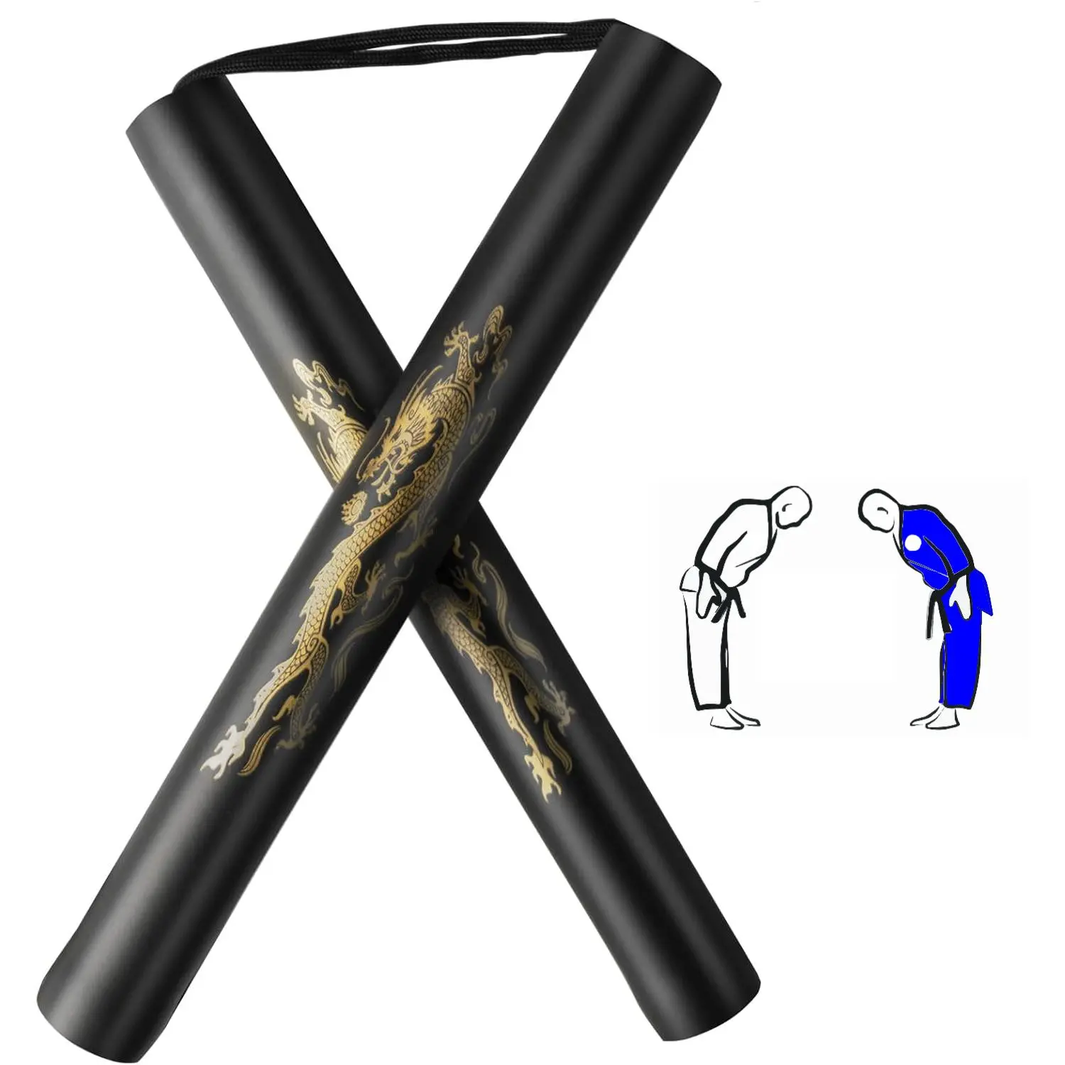 Rubber Foam Nunchucks, Safe Martial Arts Practice Tool for Kids and Beginners