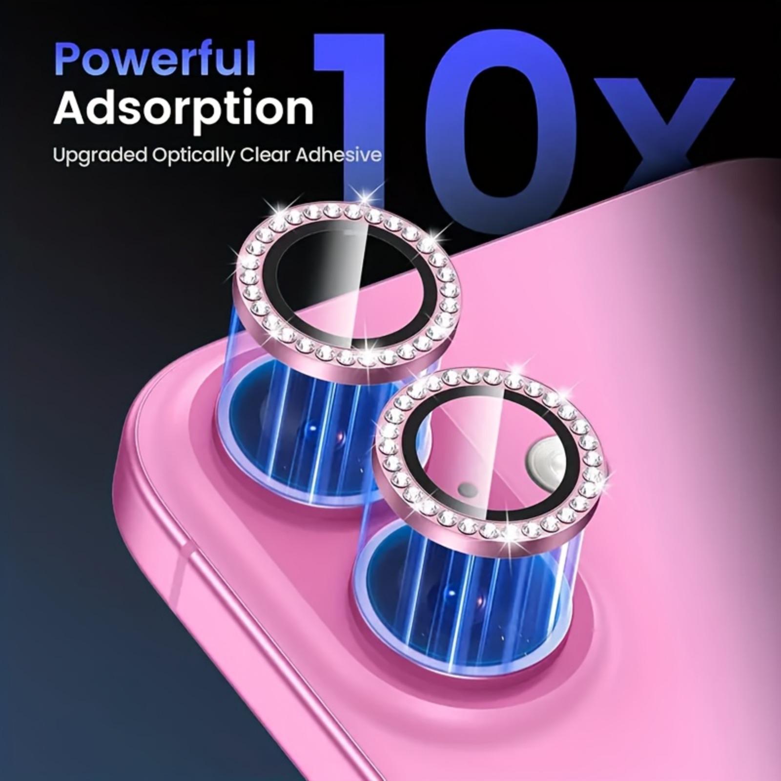 9H Tempered Glass Phone Lens Protector, 1 Set Anti-scratch Phone Lens Protective Film, Phone Accessories Compatible with iPhone 16/16 Plus, Cover