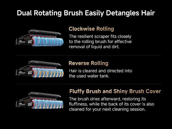 【LIVE】DREAME H12 Pro FlexReach Wet Dry Vacuum Cleaner, 0 Tangle Cordless Vacuum Mop All-in-One for Hard Floors, 180° Lie-Flat Floor Cleaner Machine with 194°F Hot Self-Cleaning, 50Mins Runtime【LIVE】