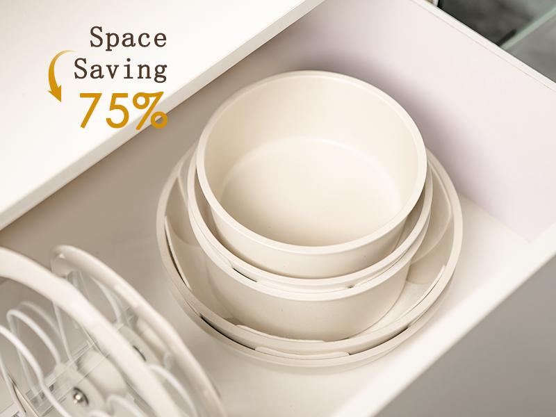 【Astercook 20-Pcs】Cookware Set, Non-Stick Coating, Durable & Easy to Clean, Perfect for Home, Gatherings, and Professional Kitchens hexclad cookware. White 【Astercook 20-Pcs】Cookware Set, Non-Stick Coating, Durable & Easy to Clean, Perfect for Home, Gatherings, and Professional Kitchens hexclad cookware. White