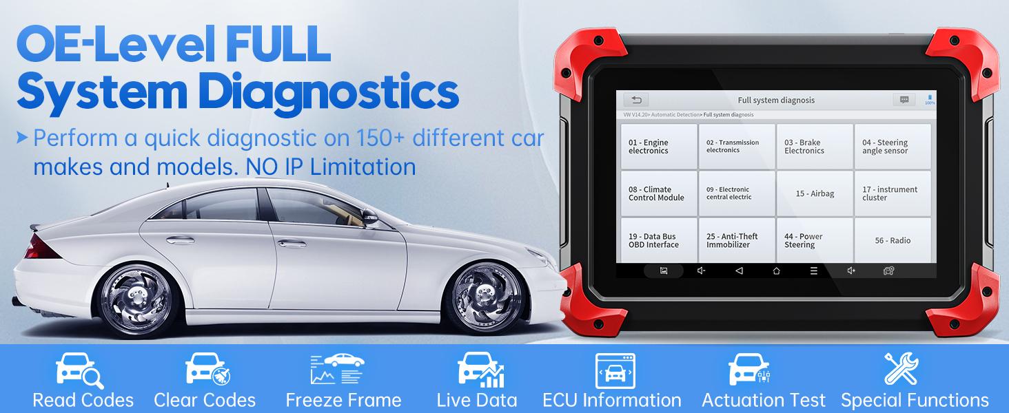 XTOOL D7 V2.0 Bidirectional Scan Tool 2026 Ai-Assisted OBD2 Scanner Diagnostic Tool with 36+ Resets, Full System Car Scanner with EPB, Injector Test, Throttle, Crank Sensor Relearn, FCA, CANFD & DoIP fathersdaygift