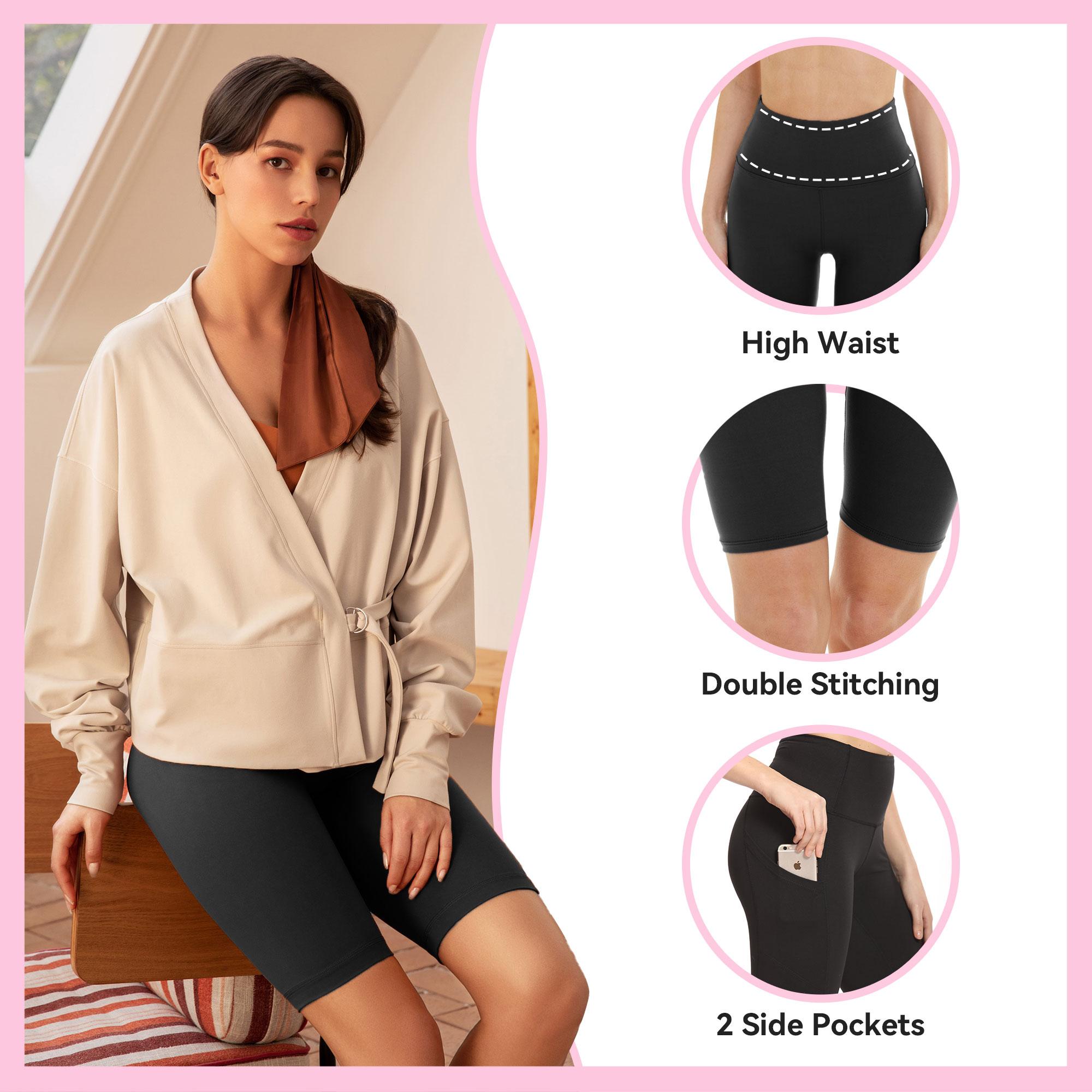 Showitty 1/2/3 Pack Biker Shorts Women with Pockets 11” Shorts Summer Casual Wear Workout Yoga High Waist Casual Daily Wear Comfortable Fit Showitty 1/2/3 Pack Biker Shorts Women with Pockets 11” Shorts Summer Casual Wear Workout Yoga High Waist Casual Daily Wear Comfortable Fit
