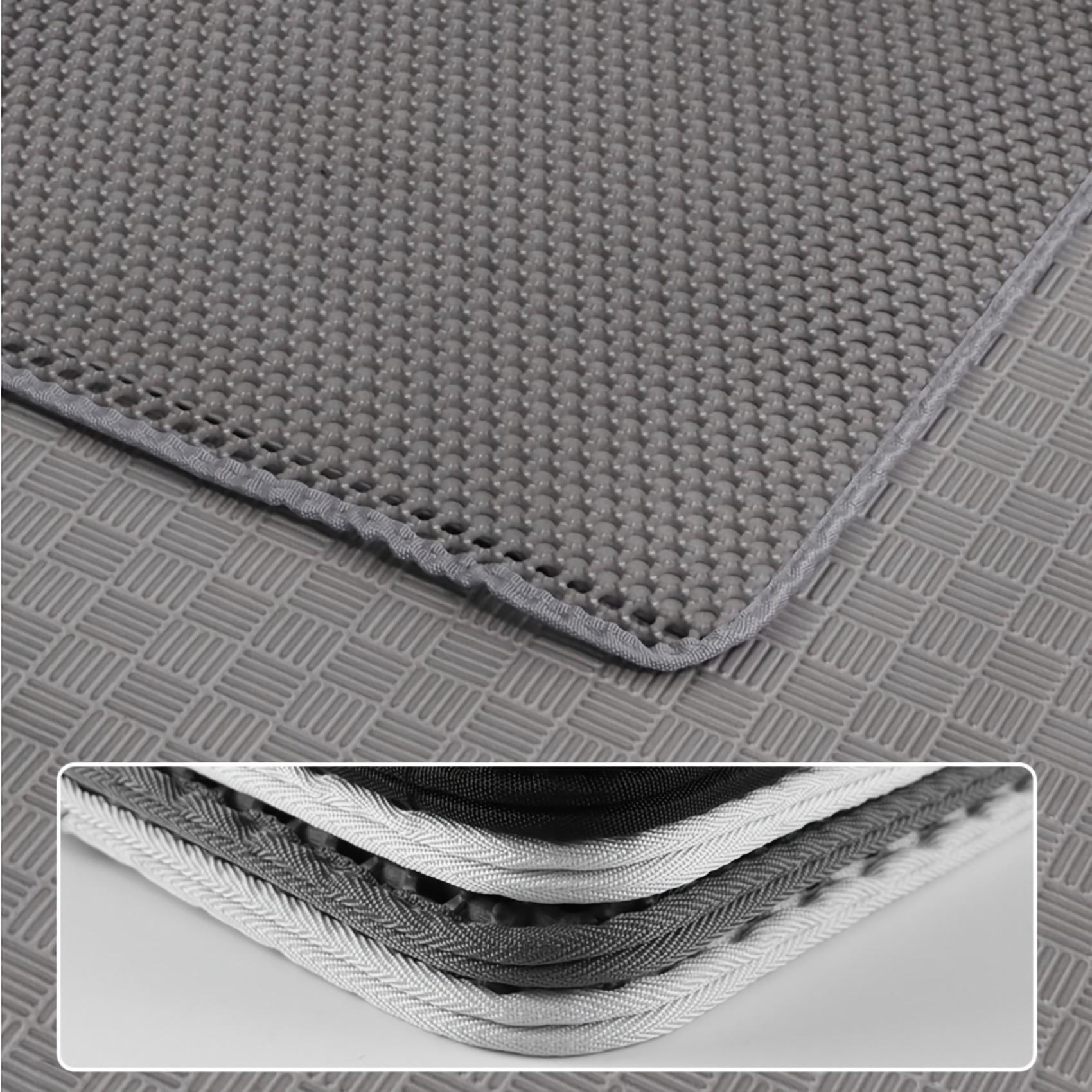 Double Layer Cat Litter Mat, Efficient Splash-Proof Eva Material, Non-Slip and Easy to Clean, 55x75cm/60x90cm Sizes
