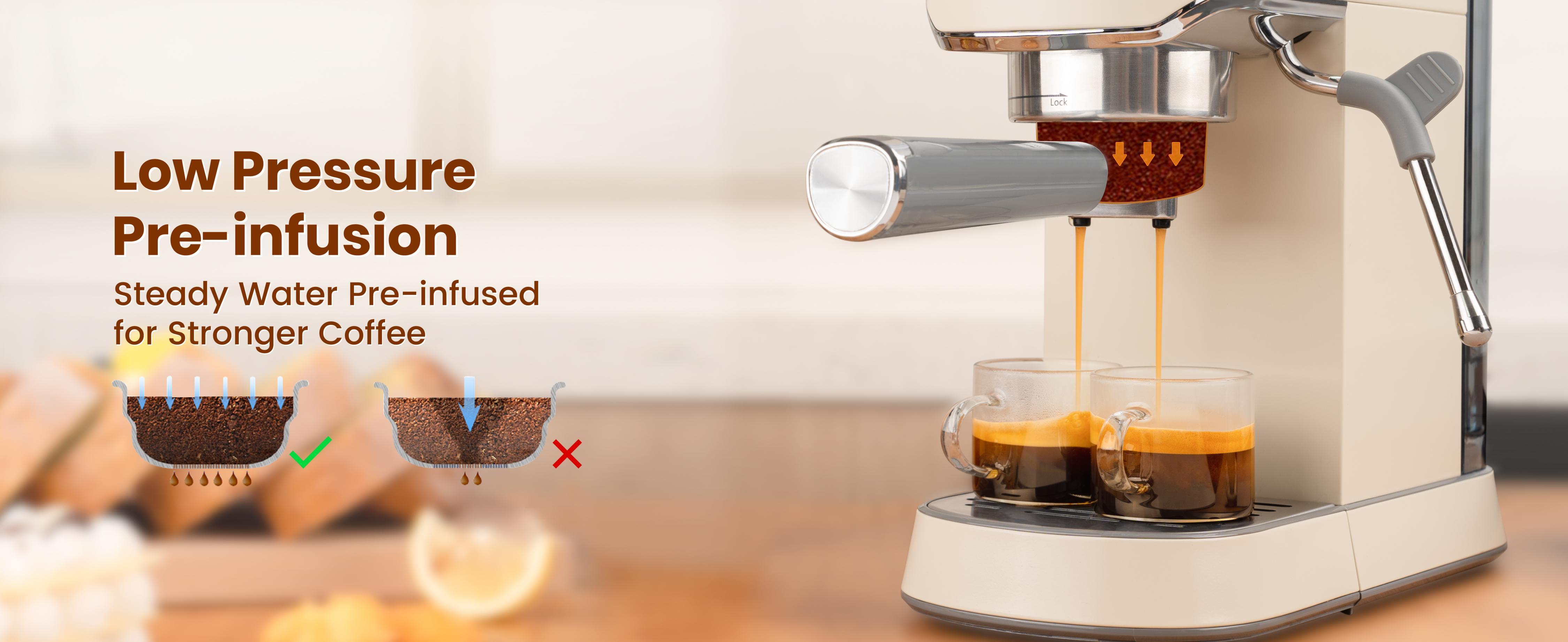 Gevi Espresso Machine 20 Bar with Grinder, Professional Espresso Maker with 35 Precise Grind Settings Burr Coffee Grinders Combos, Super-Automatic Espresso Machines, Gift for Coffee Lover Gevi Espresso Machine 20 Bar with Grinder, Professional Espresso Maker with 35 Precise Grind Settings Burr Coffee Grinders Combos, Super-Automatic Espresso Machines, Gift for Coffee Lover