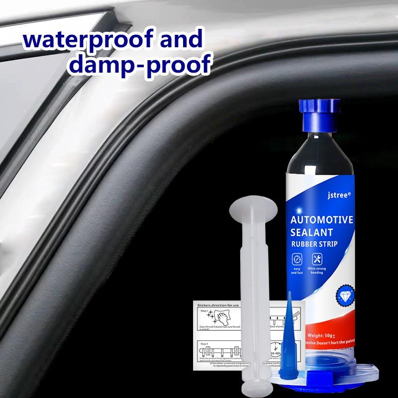 Jstree Car Sealant Adhesive Glue, Soft Strong Bonding Agent for Window Frame Sealing Strip Repair, Automotive Accessories 50g