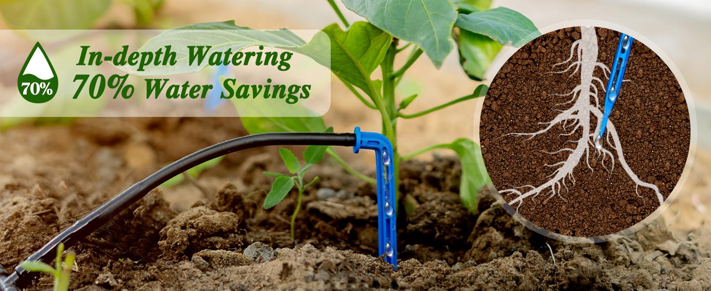 2025 Latest Solar Irrigation System for Garden Watering System,Drip Irrigation Kit for Potted Plants,Supported Automatic Watering System for The Garden Bed,The Garden Grow Bag,The Balcony and The Green House