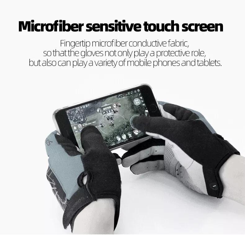ROCKBROS Full Finger Gloves Touch Screen MTB Motorcycle Bicycle Cycling Gloves Touch Screen Anti-Slip MTB Gloves for Cycling Workout Outdoor Sports ROCKBROS Full Finger Gloves Touch Screen MTB Motorcycle Bicycle Cycling Gloves Touch Screen Anti-Slip MTB Gloves for Cycling Workout Outdoor Sports