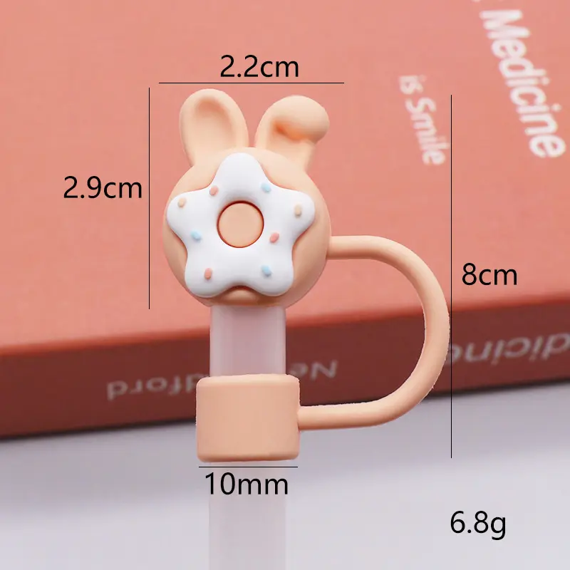 Orange Rabbit Ear Donut 10mm