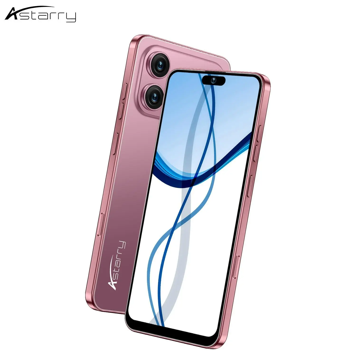 Astarry 4g Network 17 Pro Max, Android Smart Phone, 6+64GB RAM, 6.93 Inch Screen, Dual Sim, Android 12.0, Face & Fingerprint Unlock, 5000mah Battery