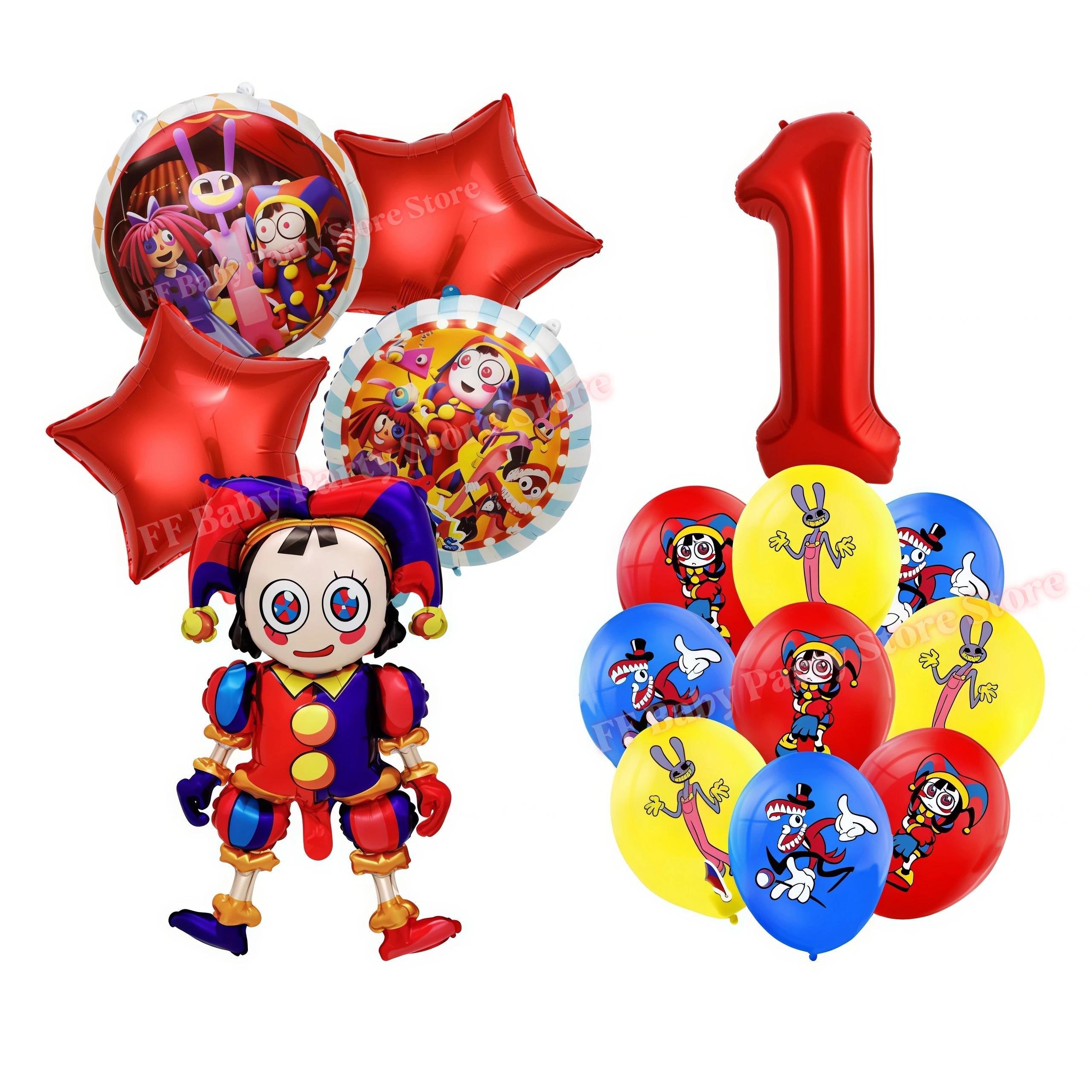 Amazing Tableware Birthday Party Decoration Digitaled Circus Balloon Plate Cup Banner Kids Favor Gift Baby Shower Party Supplies