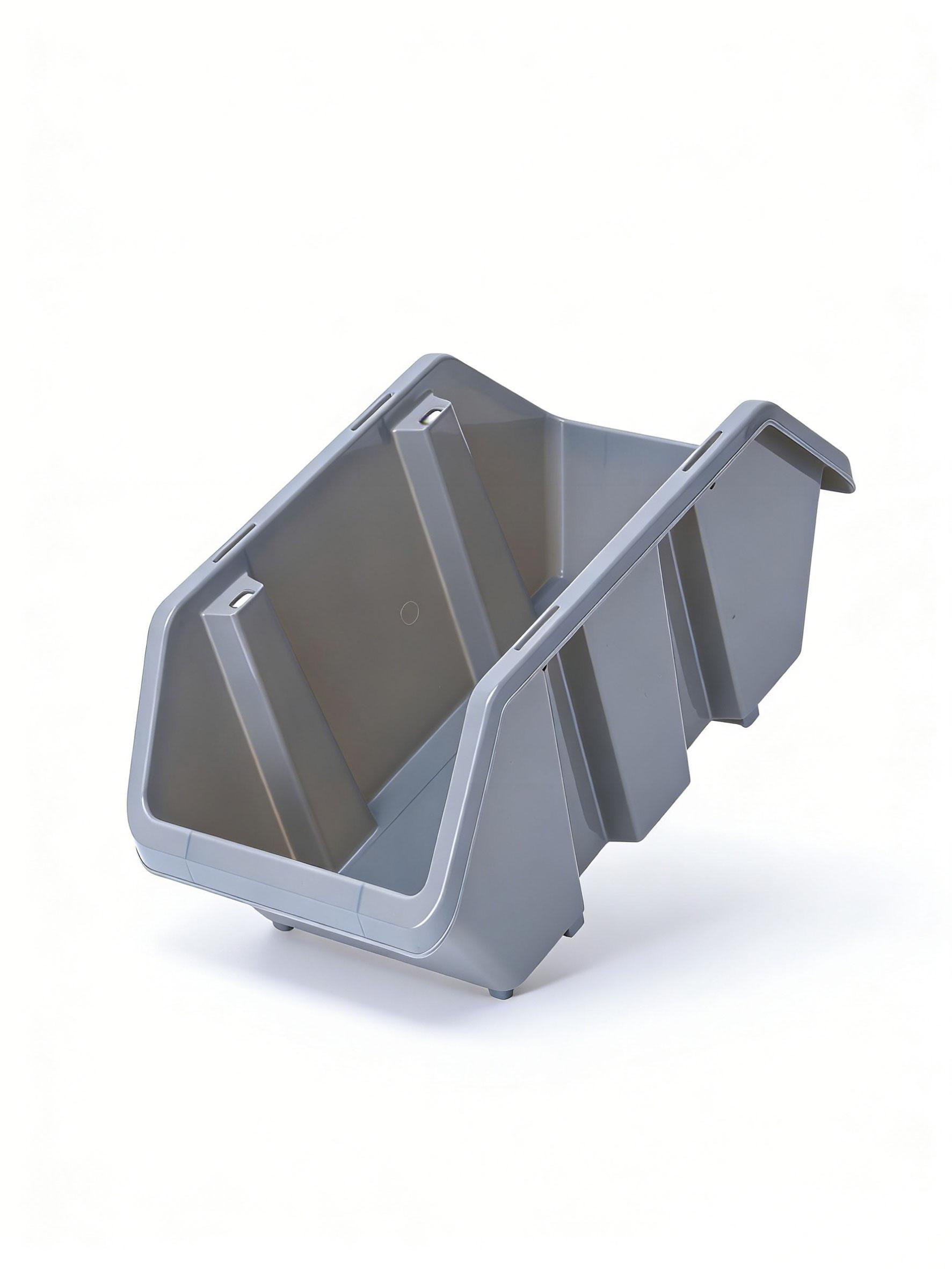 Stackable Slanted Storage Basket, Home Toy Organizer Box, Parts Separation Sorting Container, Multi-Purpose Household Storage Solution