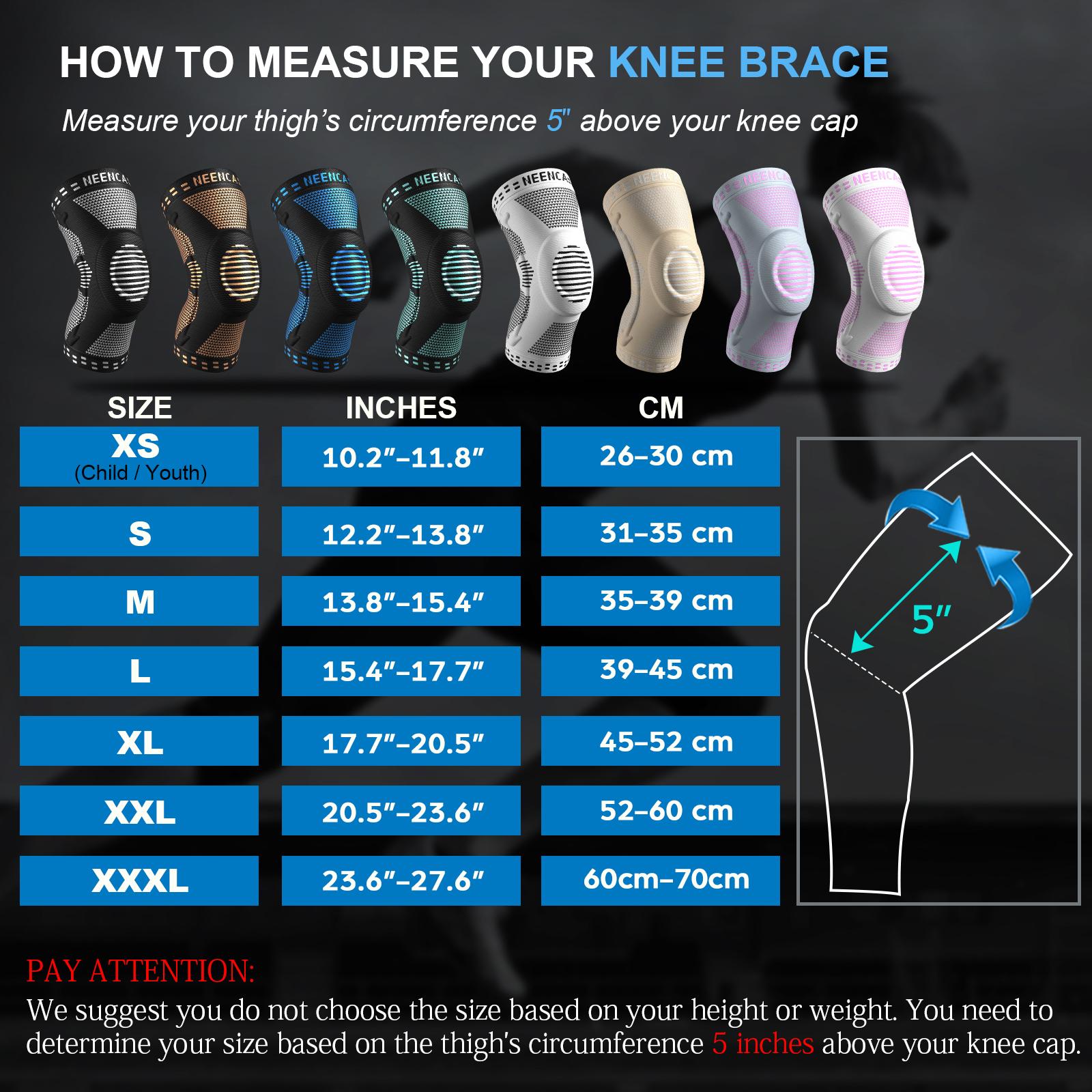 Sports Knee Sleeve for Runner, Workout, Gym, Basketball, Volleyball, Hiking Spicy Dill knee pain Breathable Sponge Knee Pads Athlete Springtok Injury football accessories Support Tool