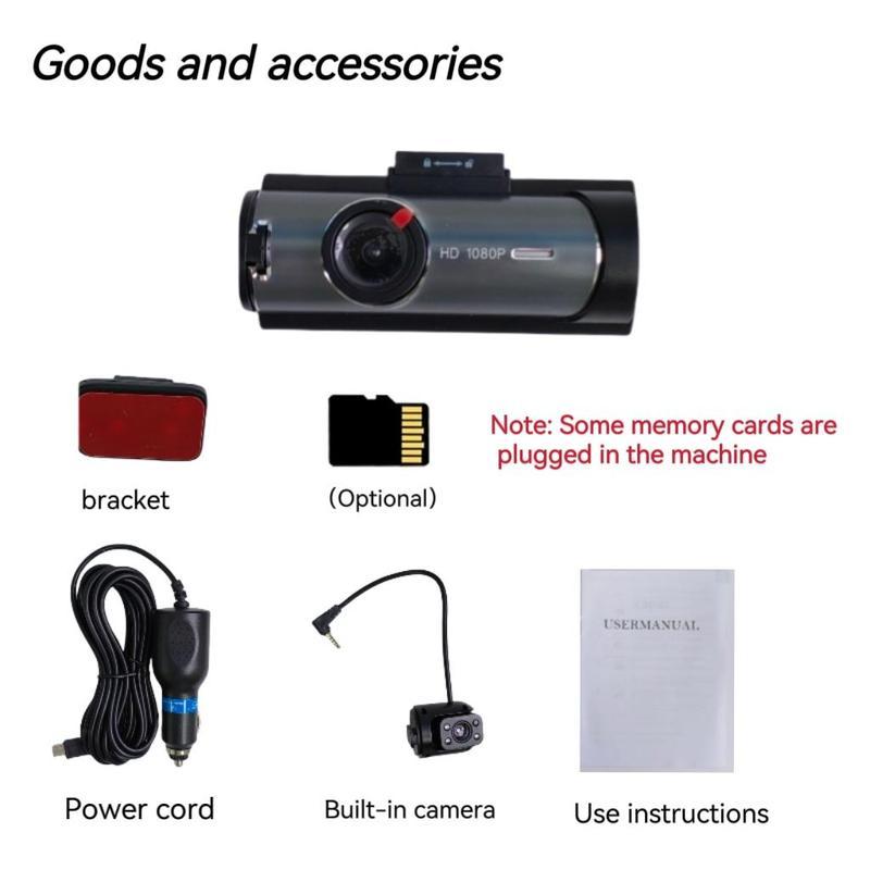 3.16 Inch Screen Car Dashboard Camera, 1 Count 1080P HD Night Vision Loop Recording DVR, G- sensor Dash Camera for Car, Truck, Suv, Motorcycle