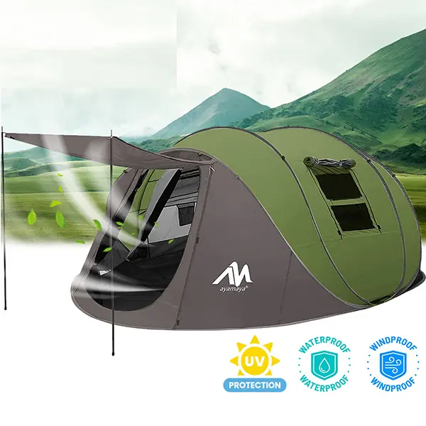 4/6 Person n Automatic Instant Pop Up Tent,Camping Tent,Waterproof,Quick Setup-Instant Tents for Camping Outdoor