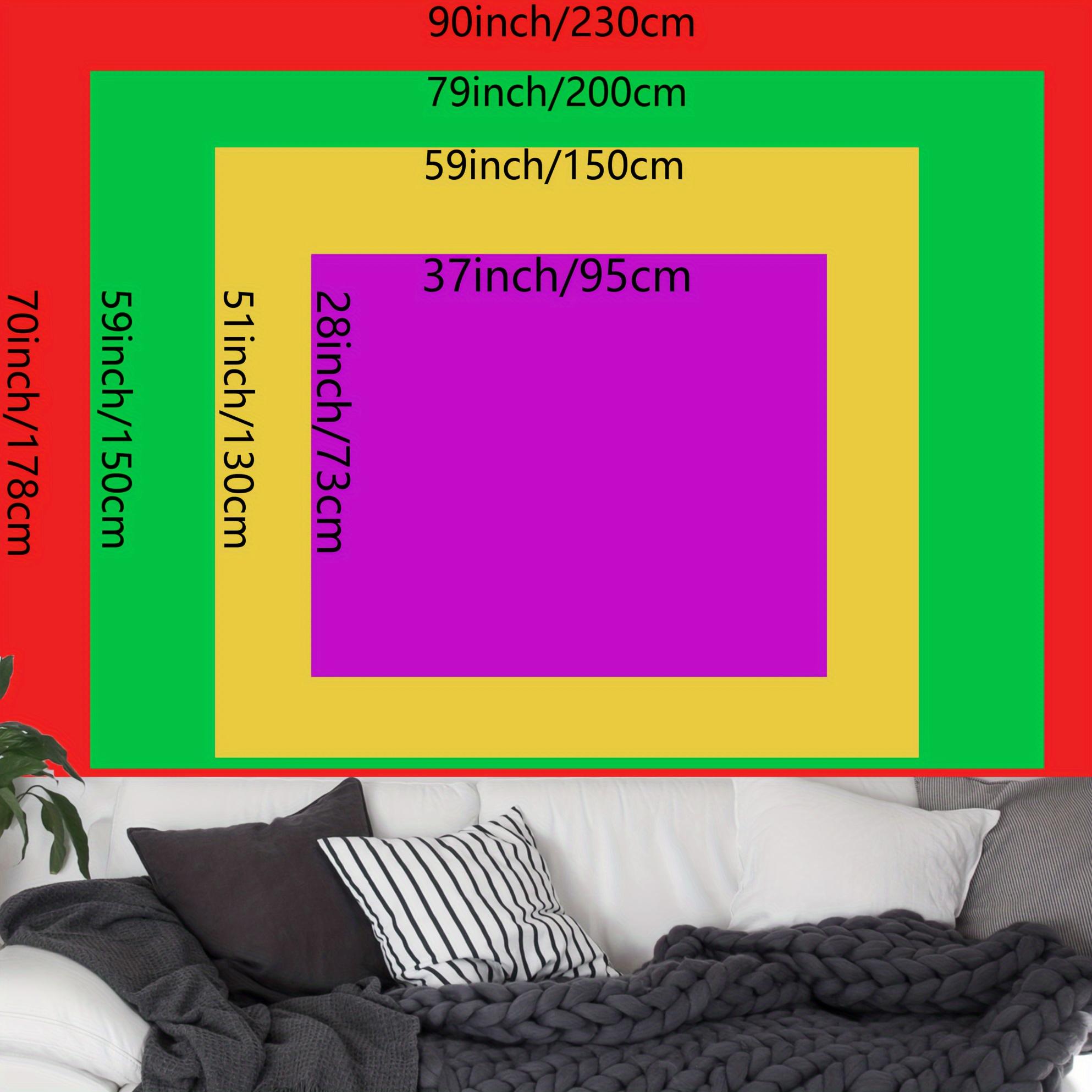 1Pc Misty Forest Wall Hanging Tapestry, Durable Decorative Tapestry - Natural Fog Tree Polyester Backed, Wall Mounted home, office - Harmonious Mountain View with Pine and Rolling Hills, Interior Decor, Party Decor, Free Installation