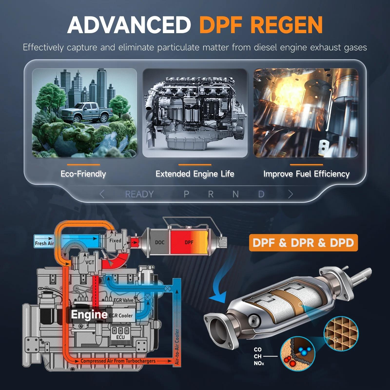 HD500 Heavy Duty Truck Scanner for Cummins Detroit Caterpillar Paccar, Full System Diesel Diagnostic Tool with DPF Regen, Limit Setting, Injector Cutoff, HD OBD2 Scanner for Commercial & Passenger Vehicles HD500 Heavy Duty Truck Scanner for Cummins Detroit Caterpillar Paccar, Full System Diesel Diagnostic Tool with DPF Regen, Limit Setting, Injector Cutoff, HD OBD2 Scanner for Commercial & Passenger Vehicles