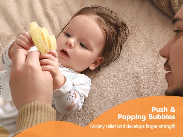 hahaland Baby Tissue Box Toy - Easter Basket Stuffers, with Bunny Teether Carrot Silicone Baby Toys 6-12 Months Montessori Learning Educational Toy Infant Toy 6-in-1 Soft Busy Activity Cube with Scarves, Crinkle, Textures, Mirror Gift for Babies